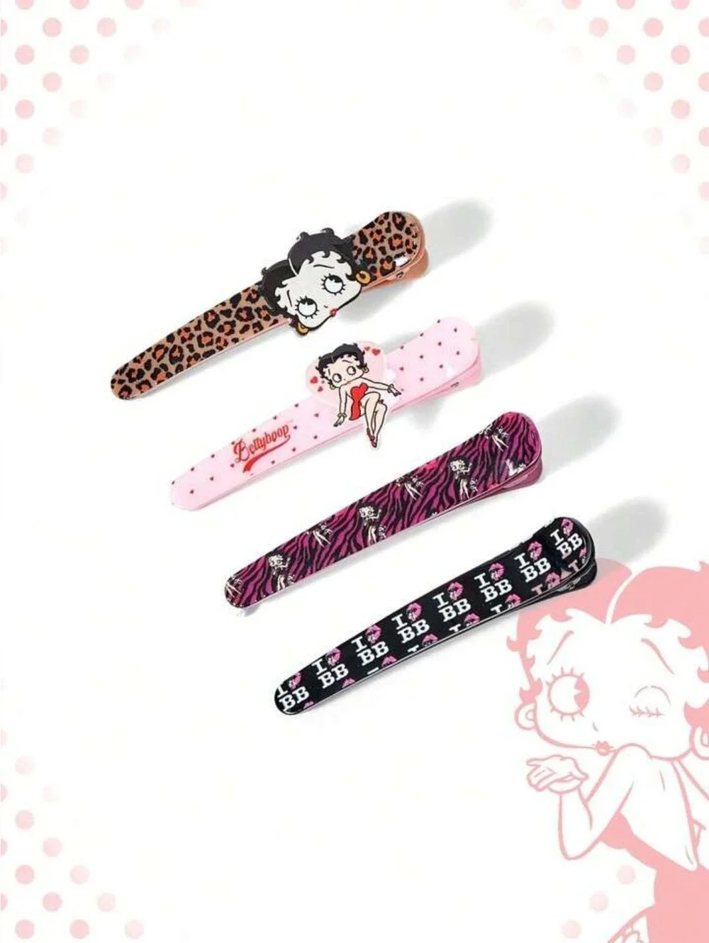 Betty Boop Decorative Hair Clip Set (NWOT)